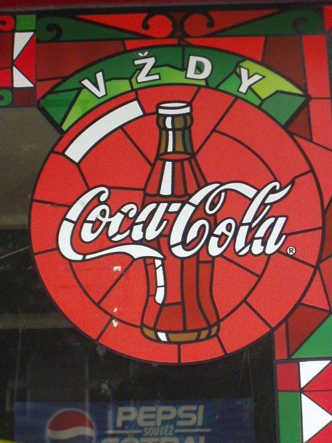 Czech Coca-Cola sign