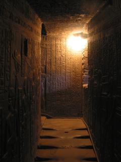 Passage to the roof at Dendara Temple, Qena