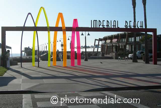 Entrance to Imperial Beach pier