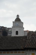 Tower from Plaza San Francisco, Quito, Ecuador